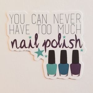 10/$10 Nail Polish Sticker